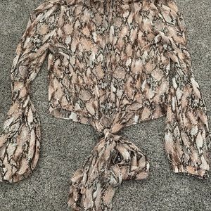 Snake Print blouse